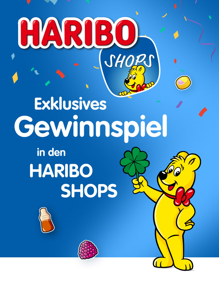 Exklusives Gewinnspiel in den HARIBO Shops